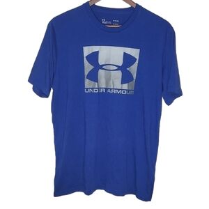 Under Armour Blue Heatgear Tee Shirt Size Large
